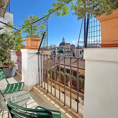 Colosseo Attico Particolare Terrazza Panoramica Rome